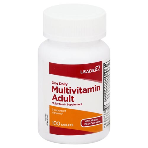 Image for Leader Multivitamin, One Daily, Adult,100ea from HomeTown Pharmacy - Big Rapids